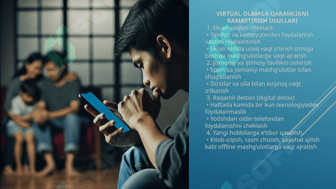 VIRTUAL OLAM JOZIBADORLIGIGA QARAMLIK VA UNING OQIBATLARI 6