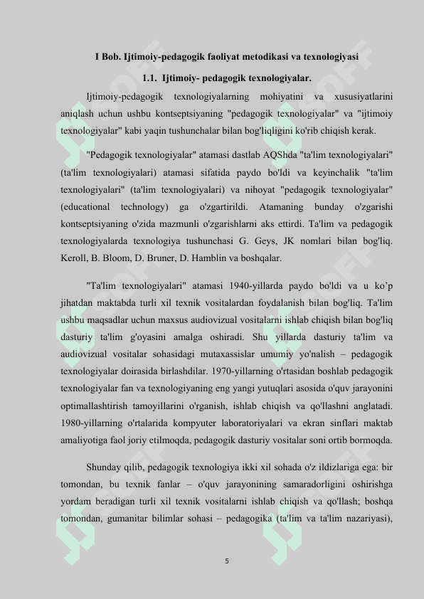 Ijtimoiy pedagogika fan va amaliy faoliyat sohasi sifatida. 5