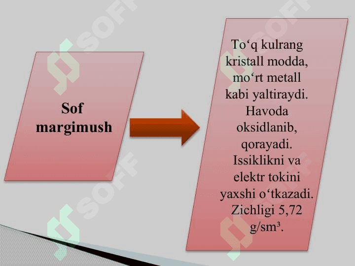 Mishyak , Surma va Vismut 6