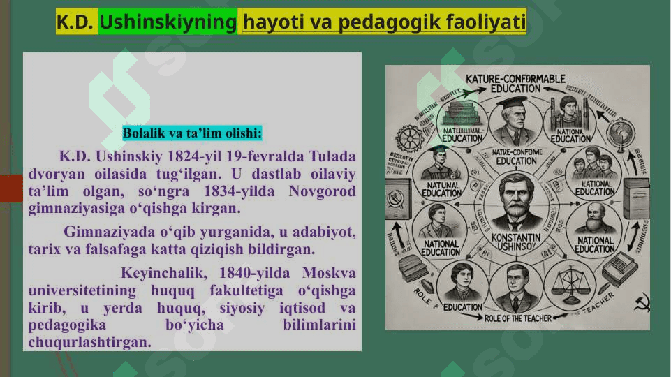 K.D. Ushinskiyning pedagogik merosi 4