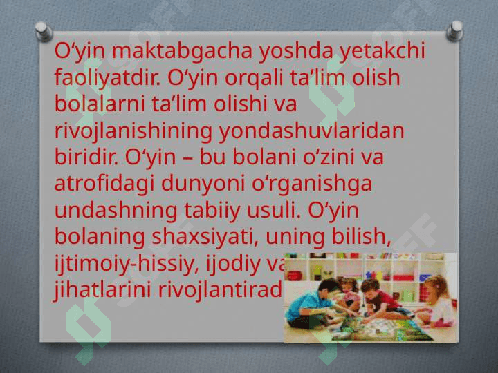 Mudira MTTning raxbari ilk qadam davlat o’quv dasturi asosida o’yinlarni tashkil qilish 6