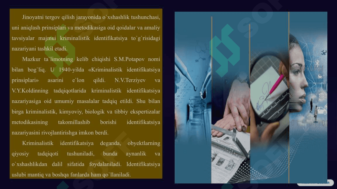 Kriminalistik Identifikatsiya 5