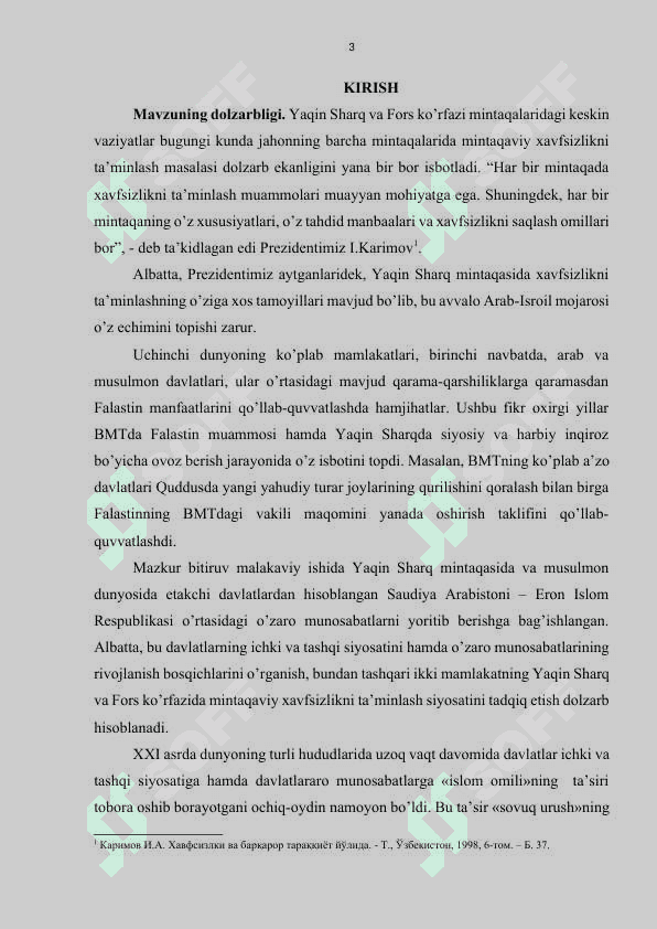 ERON – SAUDIYA ARABISTONI SIYOSIY VA IQTISODIY RAQOBATINING FORS KO’RFAZI XAVFSIZLIGIGA TA’SIRI 3