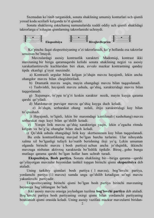 Sonata shakli 2