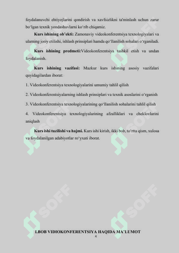 VIDEOKONFERENTSIYANI TASHKIL ETISH VA UNDAN FOYDALANISH 4