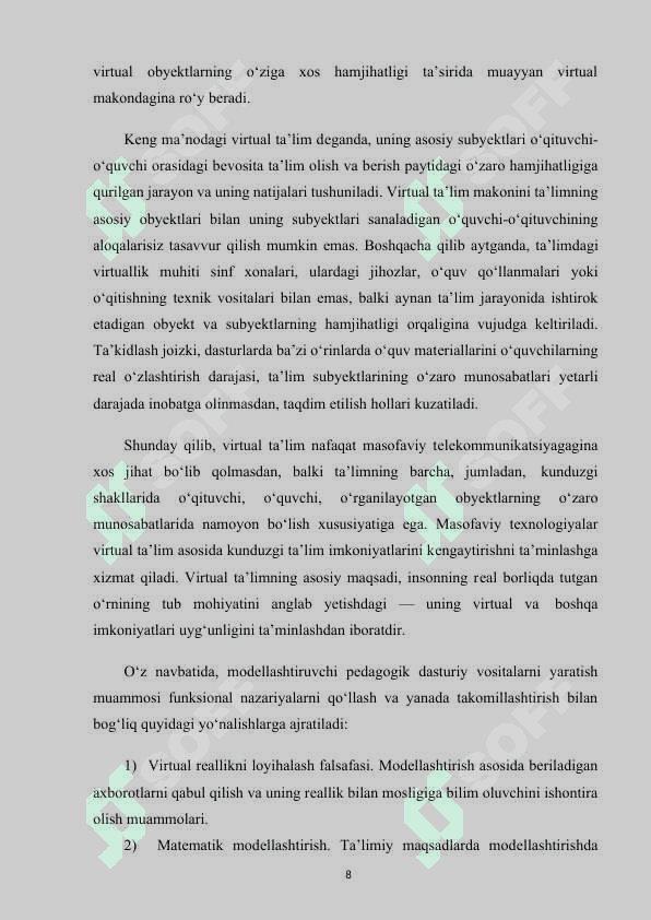 Virtual dasturlar va ulardan foydalanish 8
