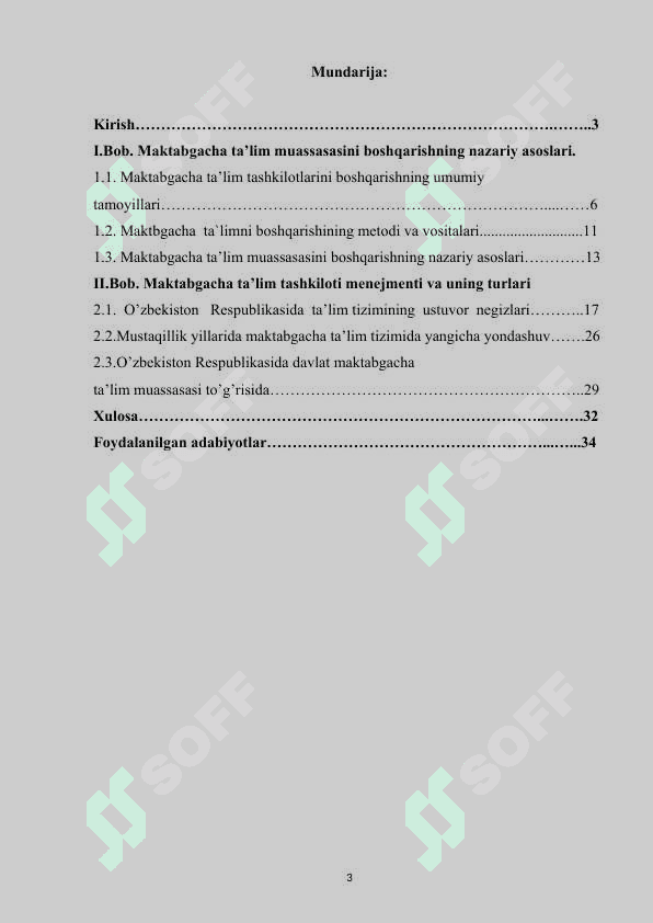 Maktabgacha ta’lim tashkilotlarini tekshirishi bo‘yicha mavzuli tekshirish akt loyihasini ishlab chiqish 2
