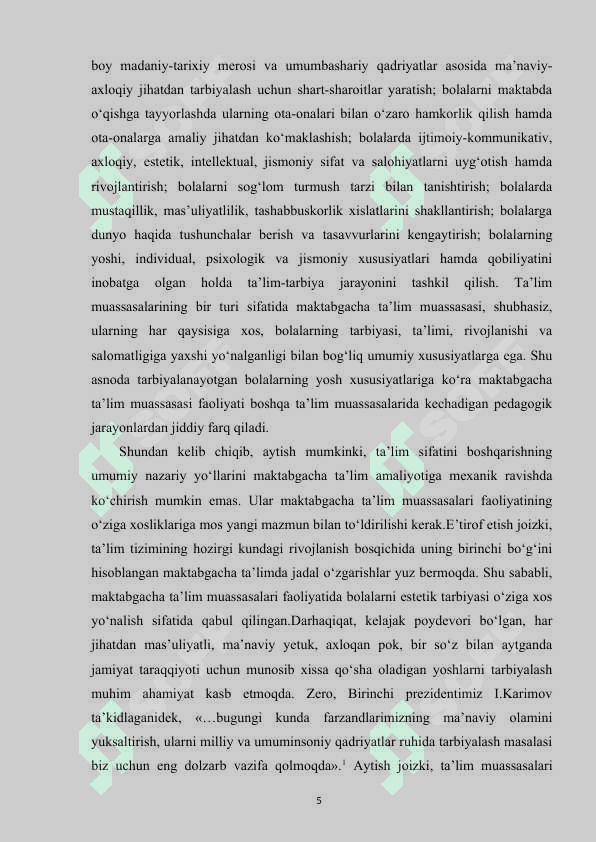 Maktabgacha ta’lim tashkilotlarini tekshirishi bo‘yicha mavzuli tekshirish akt loyihasini ishlab chiqish 4