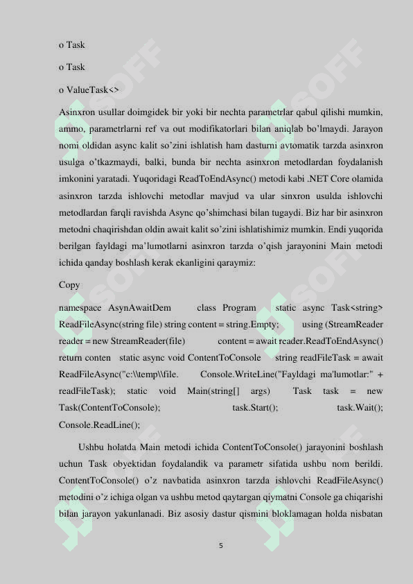PYTHONDA ASINXRON DASTURLASH 5