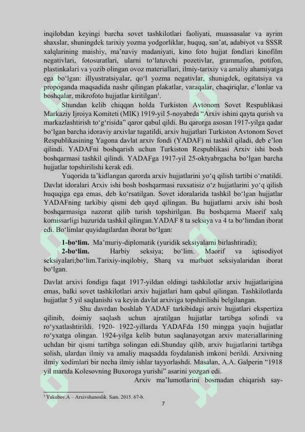 Turkistonda arxiv ishi tarixi 7