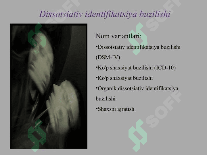 Dissosiativ buzilishlar 6