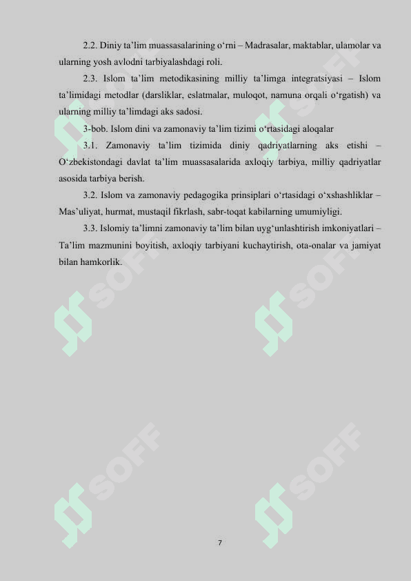 Islom dinining tarqalishi va uning milliy taʼlim tarbiyaga taʼsiri 7