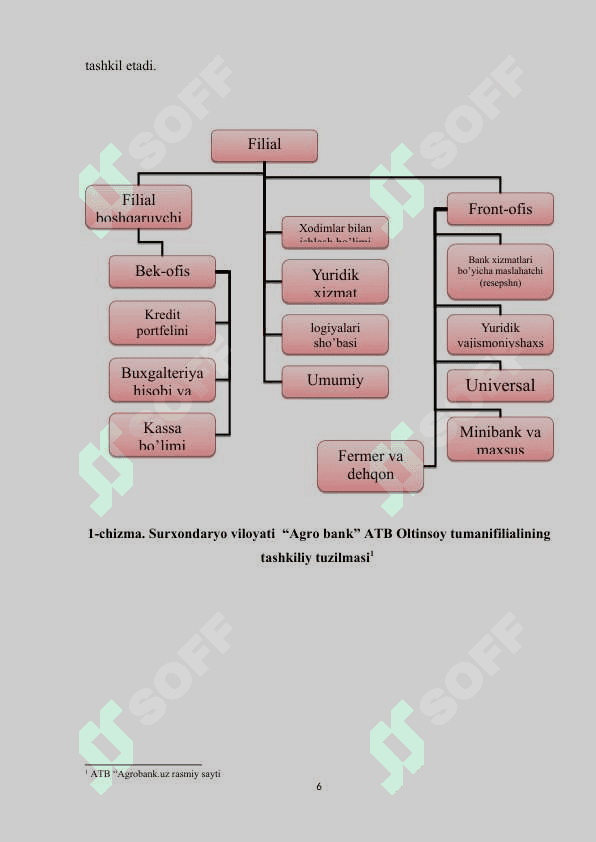 Agro bank amaliyot hisoboti  Oltinsoy tumani 6