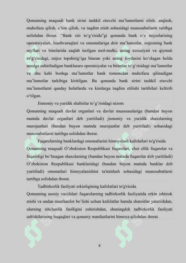 Agro bank amaliyot hisoboti  Denov tumani 8