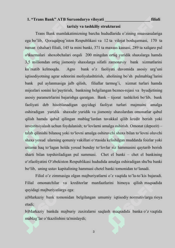 Trans bank amaliyot hisoboti surxondaryo viloyati hamma  tumanlari uchun 3