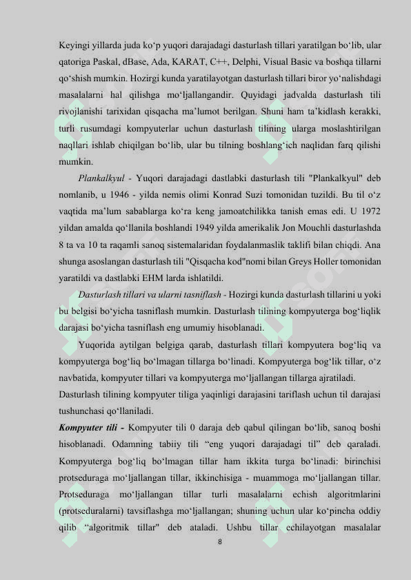 Pythonda stek va navbat tushunchalari 8