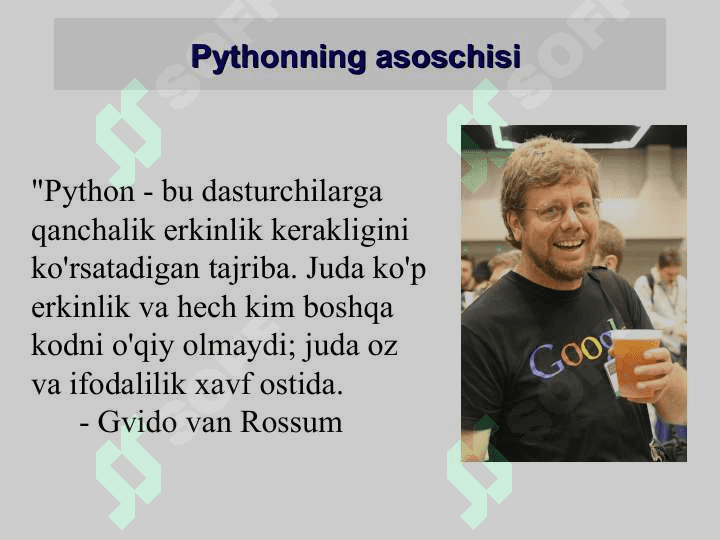 Python dasturlash tili 4