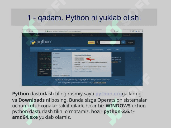 Python dasturlash tili 7