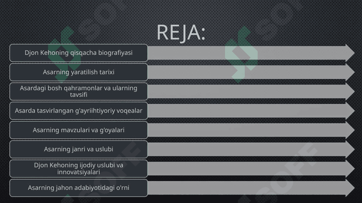 Djon Kehoning "G'ayriihtiyoriy ong mo'jizalari" 2