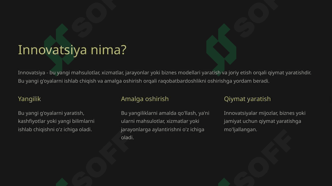 Innovatsion jarayon modeli 3