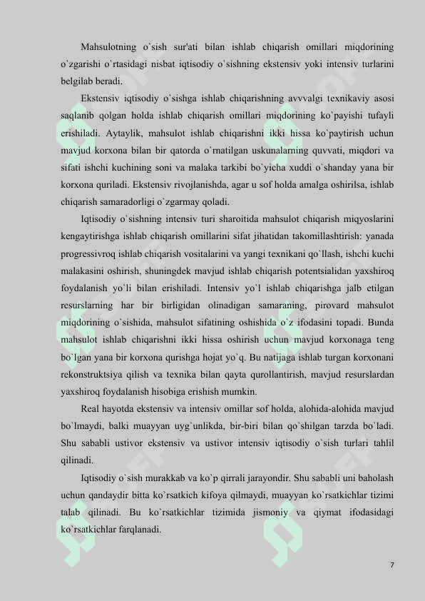 IQTISODIY O'SISH IJTIMOIY TARAQQIYOT OMILI SIFATIDA 7
