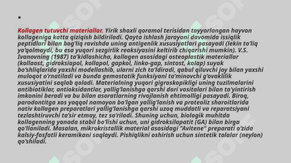 Parodontal xirurgiyada qattiq to'qimalar transplantatsiyasi va plastikasi 8