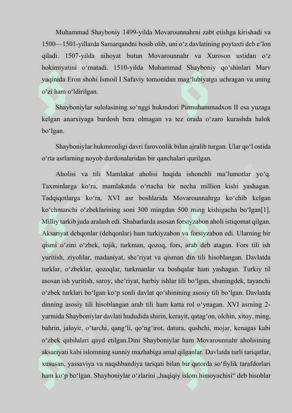 SHAYBONIYLAR DAVRIDA IJTIMOIY TIZIM 5