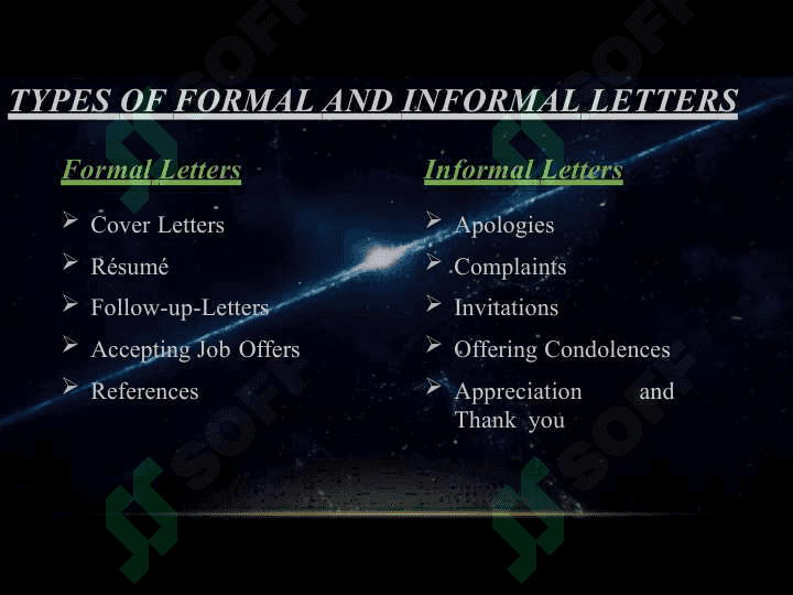Presentation On Letters And Their Types 7