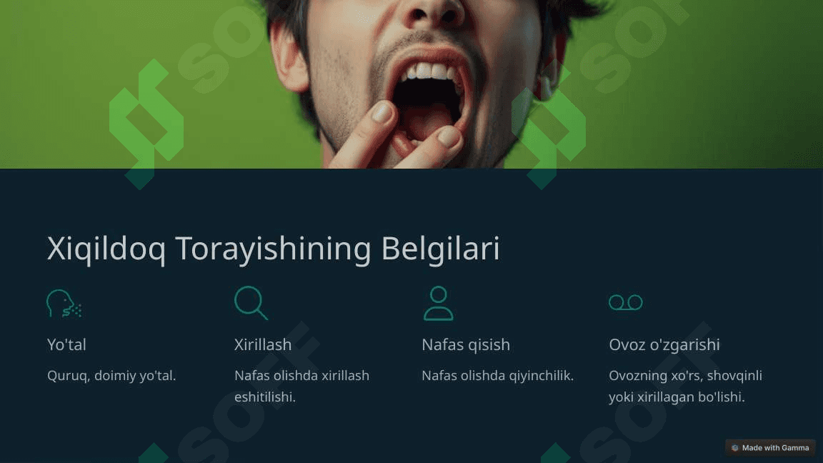 Xiqildoq va Traxeyaning Torayishi 4