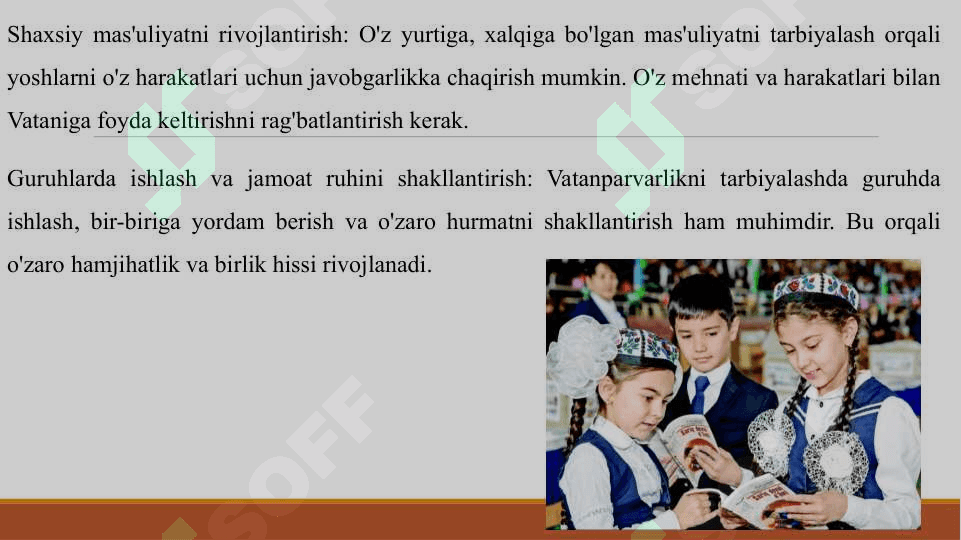 VATANPARVARLIKNI TARBIYALASH 4
