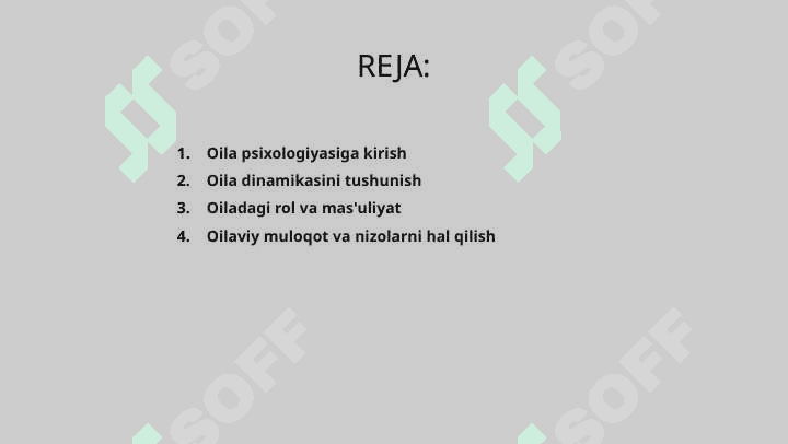 Oila psixologiyasi . Oila funksiyalari 2