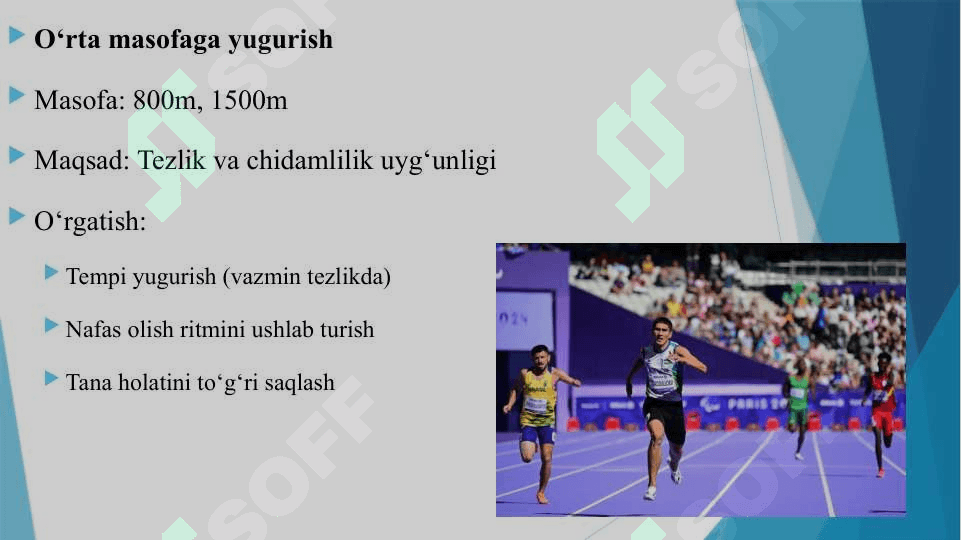 YUGURISH TURLARIGA O'RGATISH 4
