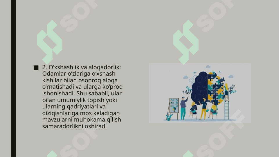 Samarali tasir ko’rsatish 4