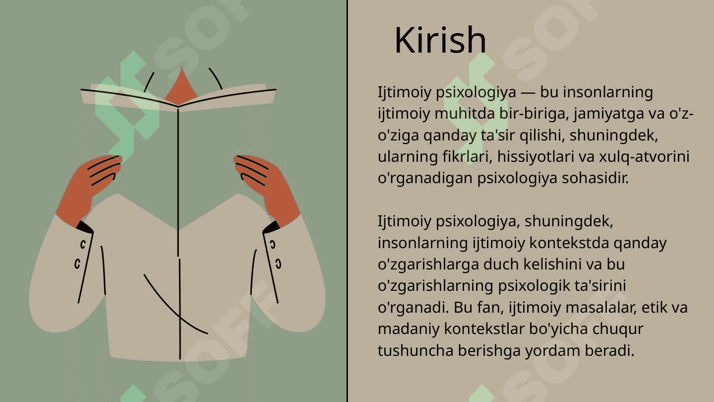 Ijtimoiy psixologiyaning tuzilishi va prinsiplari 2