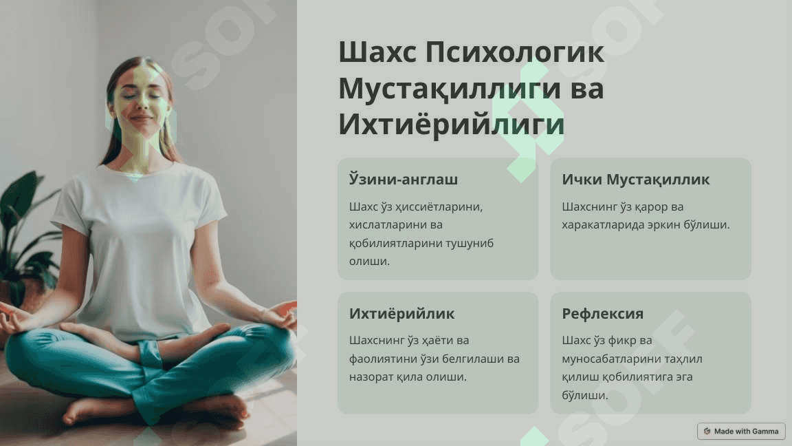 Shaxsning faolligi . Шахснинг Фаоллиги : Намуналар ва Усуллар 3