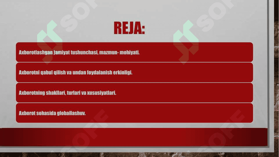 Axborotni jamiyatda tutgan o‘rni va axborotni filtirlash, tekshirish ko‘nikmalarini rivojlantirish 2