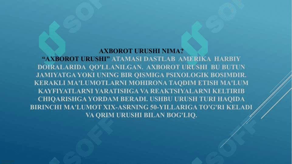 IJTIMOIY TARMOQLARDA AXBOROT XURUJLARI VA TAHDIDLAR 4