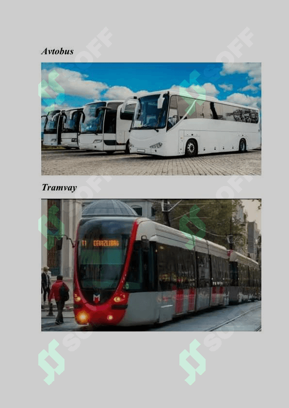 Transportlar  va Transport turlari 4