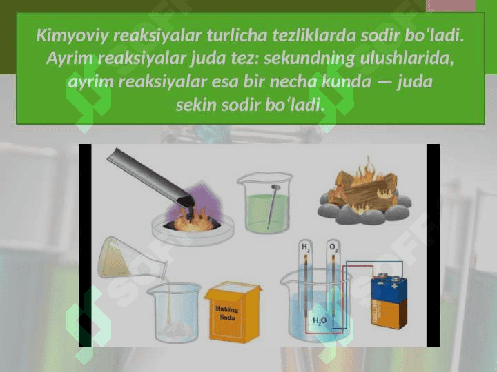 Kimyoviy reaksiyalarning tezligi 3