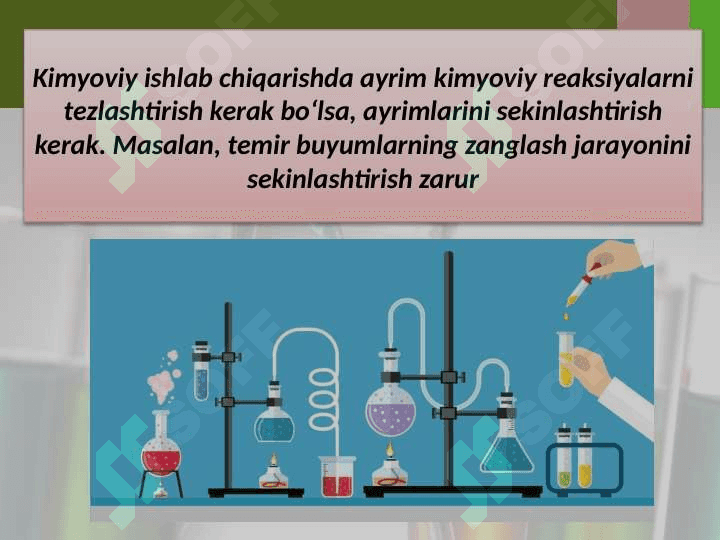 Kimyoviy reaksiyalarning tezligi 4