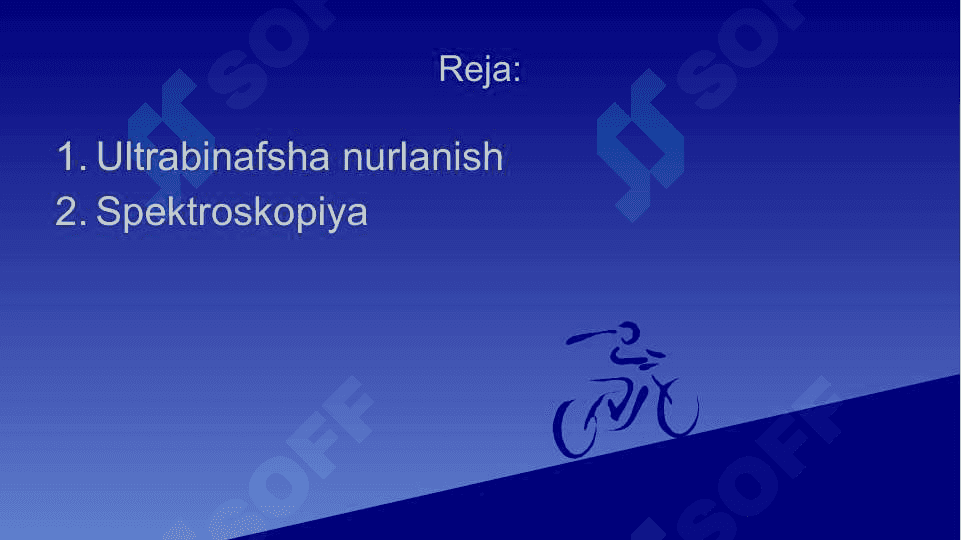 Ultrabinafsha spektroskopiya usuli 2