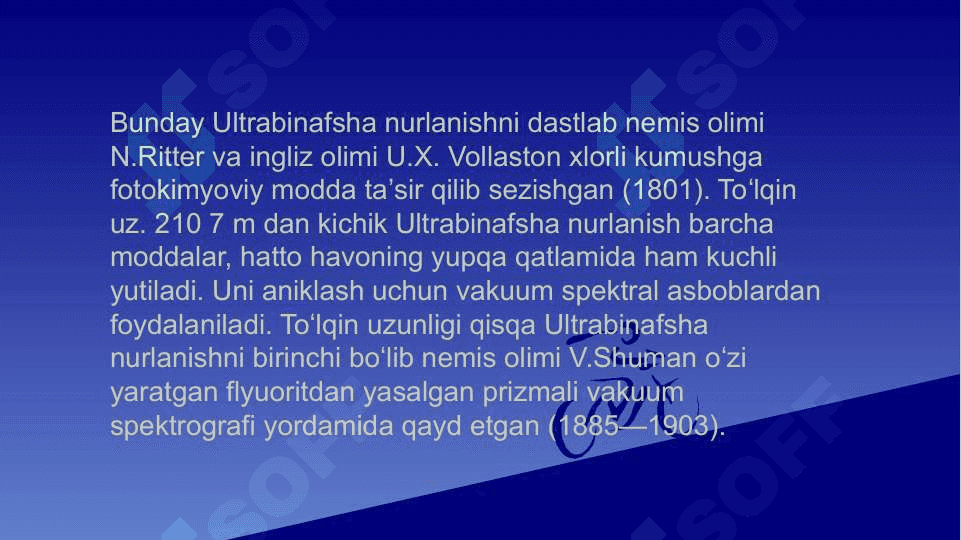 Ultrabinafsha spektroskopiya usuli 4
