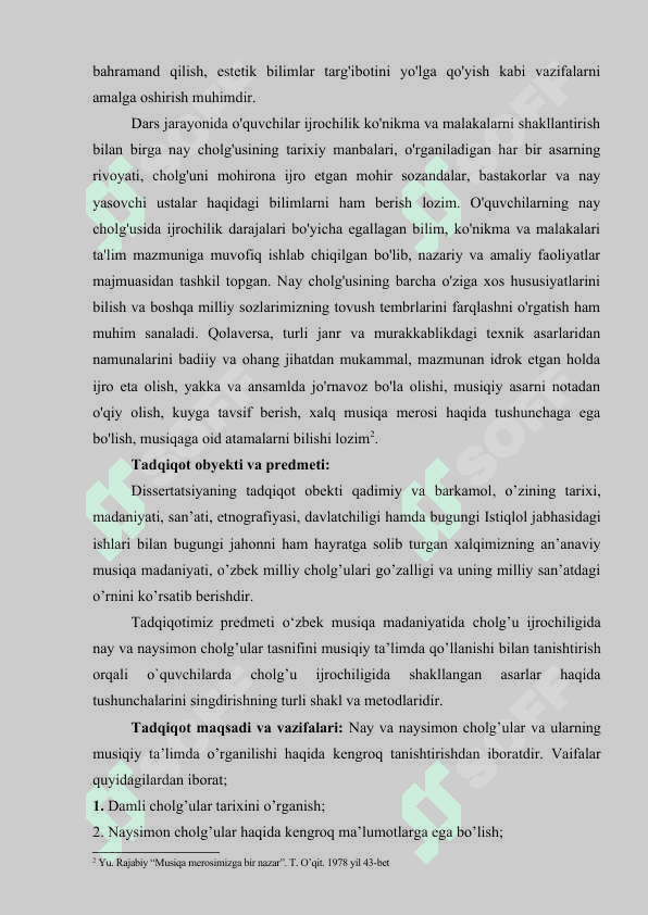 BAKALAVRIYAT TALABALARINI NAY CHOLG‘USIDA IJROCHILIK MALAKALARINI RIVOJLANTIRISH METODIKASI 3