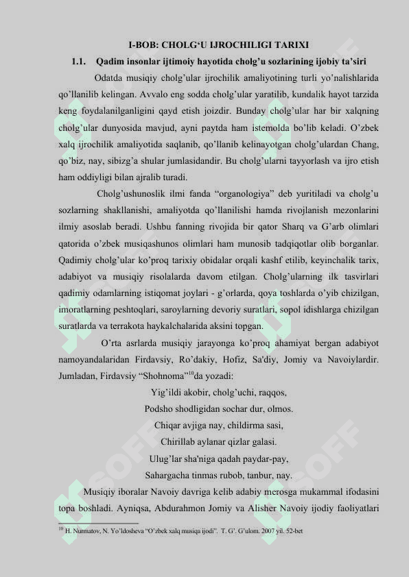 BAKALAVRIYAT TALABALARINI NAY CHOLG‘USIDA IJROCHILIK MALAKALARINI RIVOJLANTIRISH METODIKASI 6