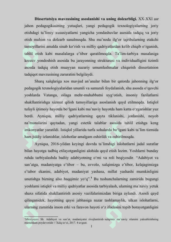 BOSHLANG’ICH SINF O’QUVCHILARINI ONA TILI VA O’QISH DARSLARIGA KREATIV YONDASHUV ASOSIDA TAYYORLASH 2