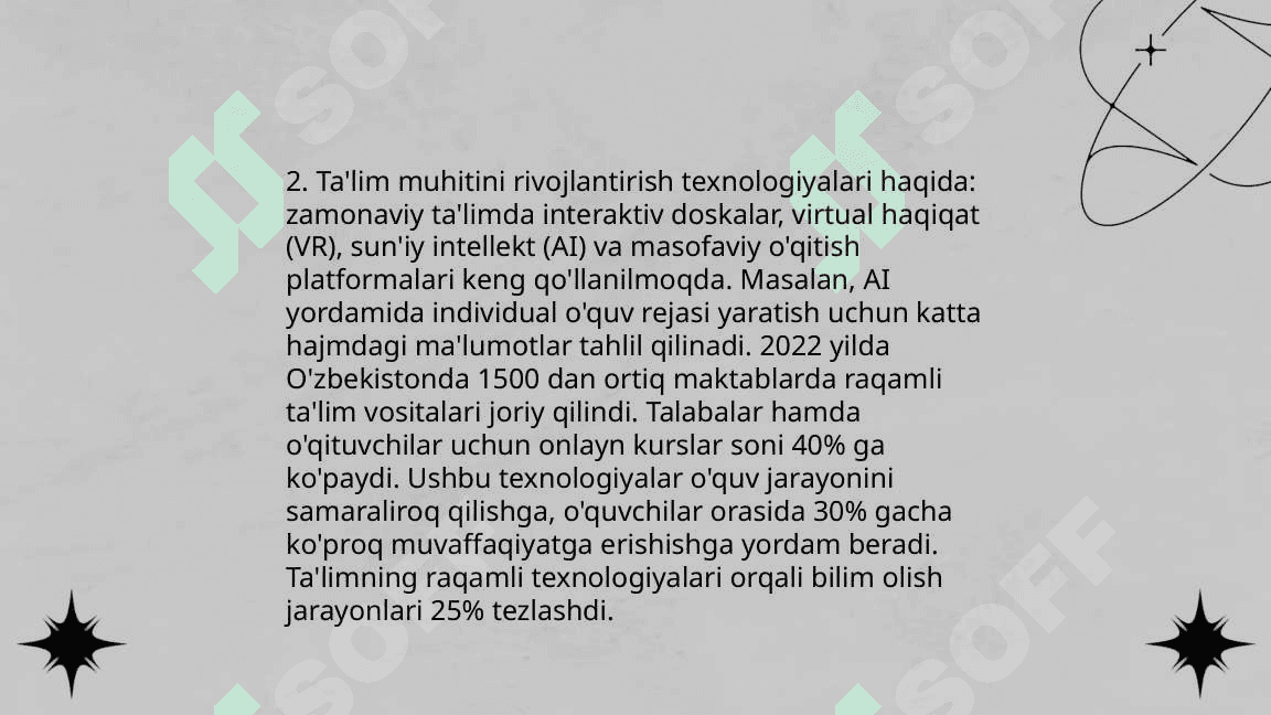 Pedagogik loyihalash va rivojlantiruvchi ta’lim muhitini  loyihalashtirish 4