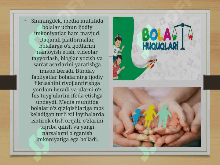Media muxitda bola huquqlari 3