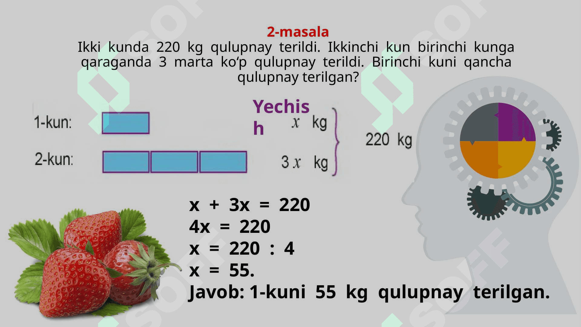 MURAKKABROQ MASALALARNI YECHISH 8