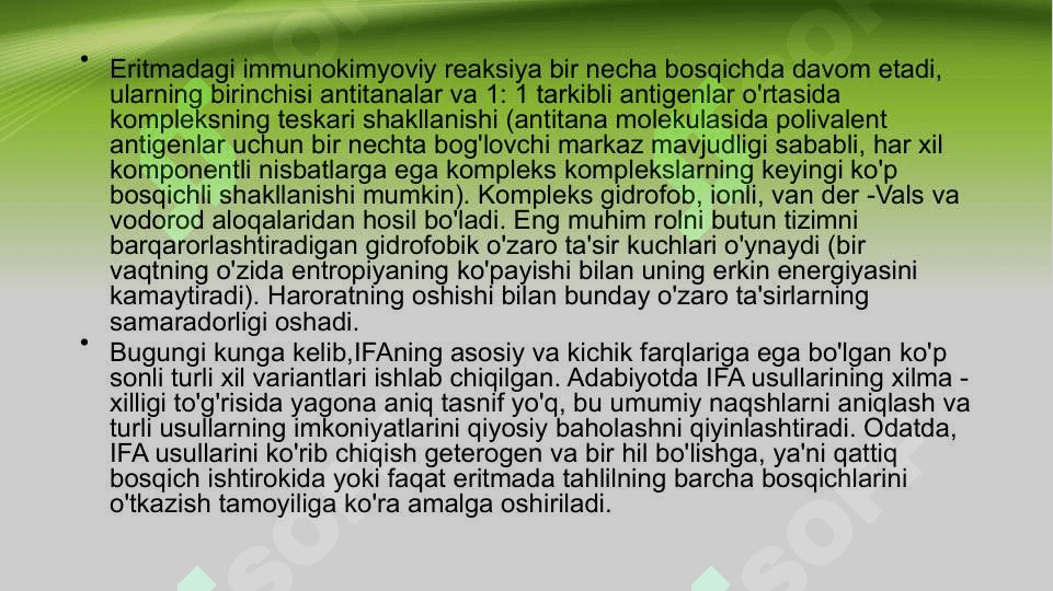 IFA va PCR PZR tahlili va dermatologiyada ahamiyati ppt 3