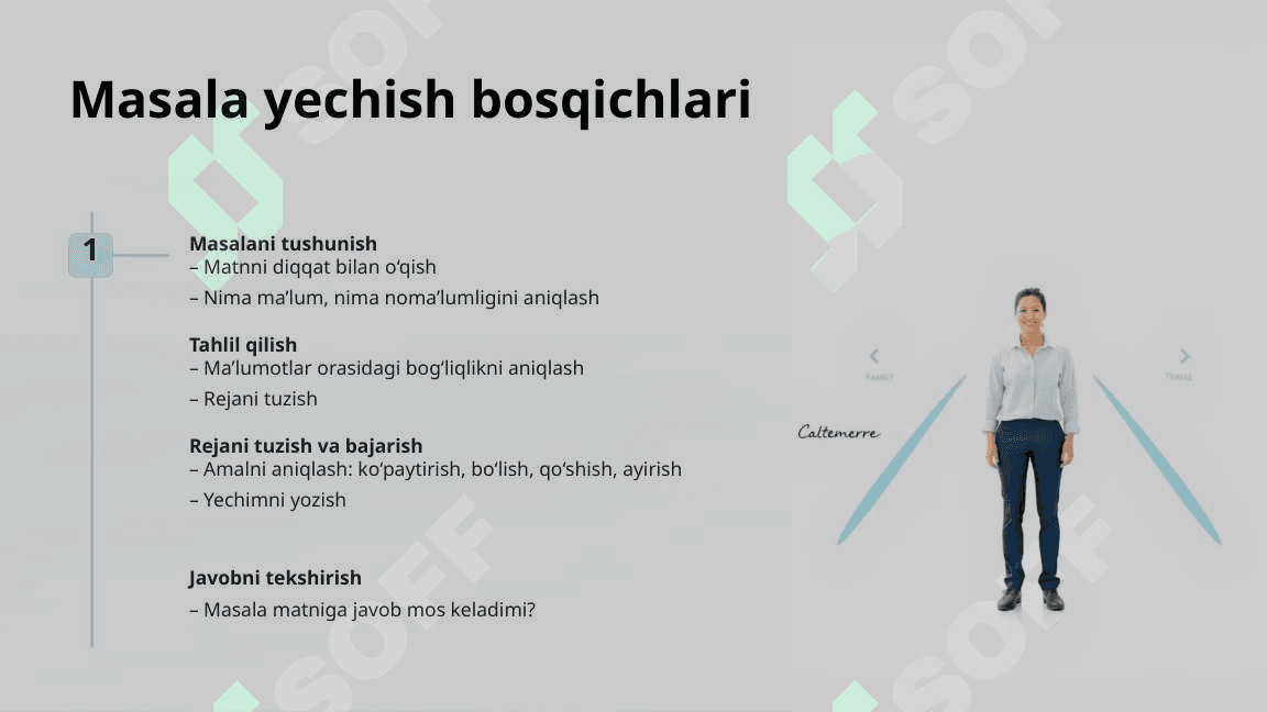 Masala yechishga o'rgatish 3